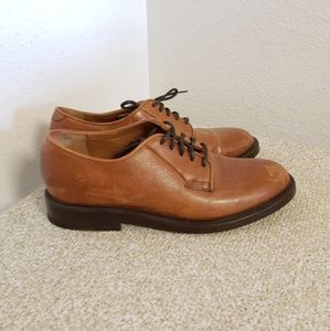 Frye Brown Leather Derby Shoes